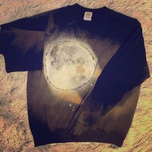One of a kind! bleached sweater